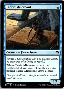 Faerie Miscreant C Magic Origins 57 LP MTG - Image 1