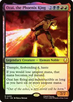 Ozai, the Phoenix King Foil Avatar: The Last Airbender NM MTG - Image 1