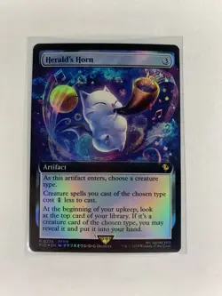 Foil - Herald’s Horn (Extended Art) - 228 / NM / English - Image 1