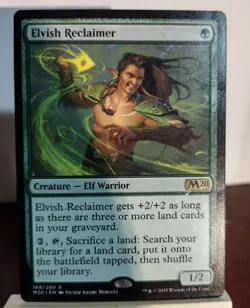 MTG Elvish Reclaimer Magic Core Set 2020 LP X1 Magic The Gathering - Image 1