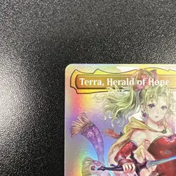 Terra, Herald of Hope (Borderless) Commander: Final Fantasy Foil NM JY - Image 2