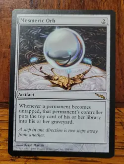 Mesmeric Orb x1 MTG Mirrodin Magic Moderate Play MP English - Image 1