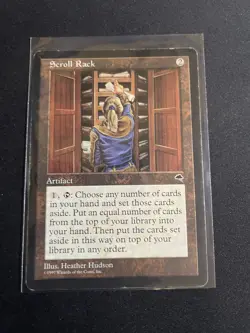 MtG x1 Scroll Rack Tempest Magic The Gathering (Artifact) - Image 1