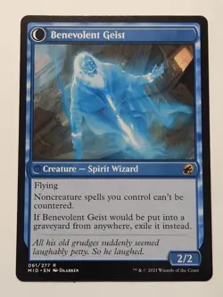 MTG Malevolent Hermit Benevolent Geist Innistrad: Midnight Hunt 061/277 Regu. - Image 4