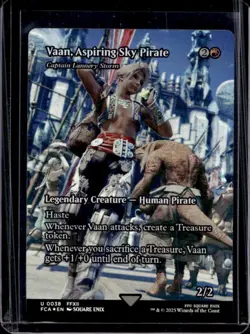 2025 Magic MTG Final Fantasy Vaan Aspiring Sky Pirate Foil #0038 - Image 1