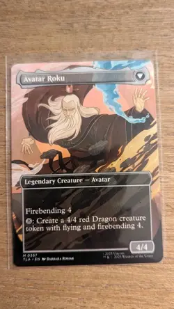 MTG - TLA - #357 The Legend of Roku Foil,Mythic Near Mint or Better - Image 2