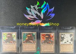 MTG Antiquities 1994 Mishra's Factory x 4 (NMx2, LPx2) All Arts ATQ Rare 93/94 - Image 1