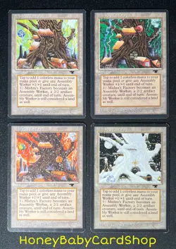 MTG Antiquities 1994 Mishra's Factory x 4 (NMx2, LPx2) All Arts ATQ Rare 93/94 - Image 2