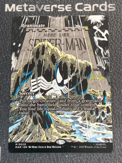Magic MTG Reanimate Borderless 0020 Marvel Spider-Man - Image 1