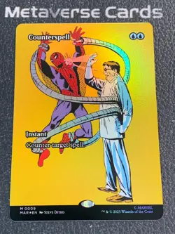Magic MTG Counterspell Borderless Foil 0009 Marvel Spider-Man - Image 1