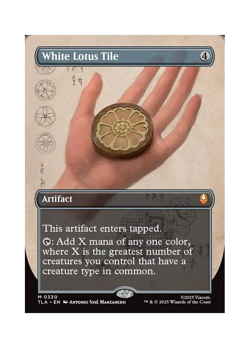 Magic the Gathering MTG TLA White Lotus Tile 330 Regular Near Mint - Image 1