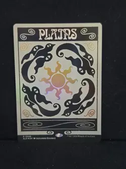 Plains 0888 Rainbow Foil Secret Lair Drop Magic The Gathering Near Mint - Image 1