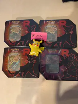 Pokemon Team Rocket Tin (Mewtwo) Product In Hand. ( 9 available) - Image 1