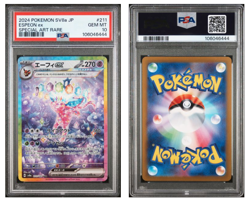 2024 POKEMON JPN SV8A-TERASTAL FEST EX SPECIAL ART RARE #211 ESPEON EX PSA 10 - Image 1