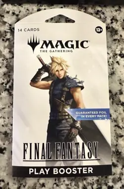 Magic the Gathering Sleeved Play Booster Pack Universes Beyond Final Fantasy - Image 1