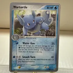 Pokemon TCG Wartortle World Championship 2006 Hiroki Yano 50/112 LP-MP - Image 1
