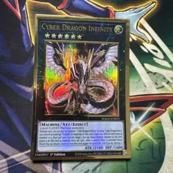 Yugioh! Cyber Dragon Infinity MAGO-EN033 Gold Rare 1st Edition NM - Image 1