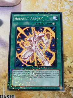 Assault Armor DT04-EN096 Duel Terminal Rare Parallel Rare 1st Edition NM Yugioh - Image 1