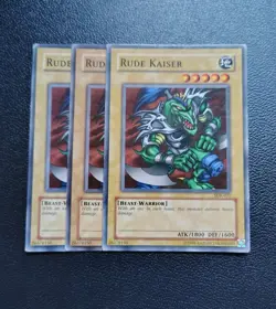 Yu-Gi-Oh - Rude Kaiser 3X - Full Playset - Image 1