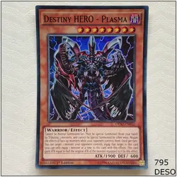 Destiny HERO - Plasma - DESO-EN012 - Super Rare 1st Edition Yugioh - Image 1