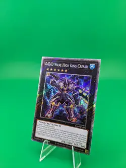 Yu-Gi-Oh! D/D/D Wave High King Caesar RA04-EN290 Platinum Secret Rare - Image 1