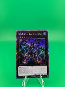 Yu-Gi-Oh! D/D/D Wave High King Caesar RA04-EN290 Platinum Secret Rare - Image 2