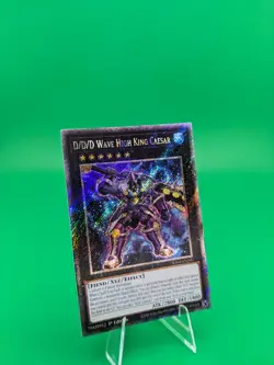 Yu-Gi-Oh! D/D/D Wave High King Caesar RA04-EN290 Platinum Secret Rare - Image 3