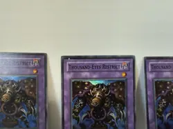3x Yu-Gi-Oh! Duelist League Series 1 Thousand-Eyes Restrict - Image 2