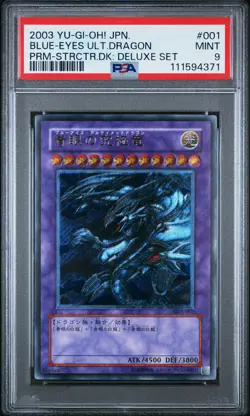 2003 YU-GI-OH! JPN STRUCTURE DECK BLUE-EYES ULTIMATE DRAGON PSA 9 - Image 1