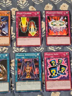 Yugi Moto Dark Magician Girl Buster Blader Thousand Knives (8 card set) Yugioh - Image 2