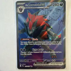 Pokemon TCG N's Zoroark EX Holo Ultra Rare Card 175/159 Sv09: Journey Together - Image 1