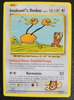 ImakuniU's Doduo 112/108 XY Evolutions Pokemon Card LP - Image 1