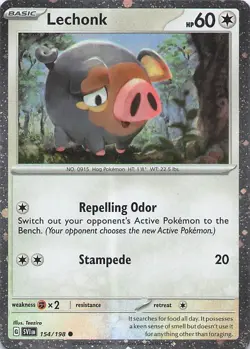 Lechonk - (Cosmo Holo) Promo Miscellaneous Cards & Products 154/198 NM Holo - Image 1