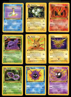 1999 Pokemon Fossil 1st Edition Non Holo Complete WOTC Set LP - NM 47 Cards - Image 5