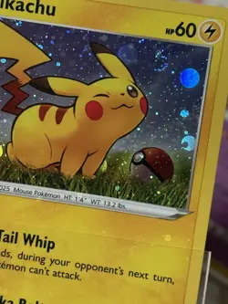 🌀Pikachu SWSH039 🔥 Galaxy Holo breed Sword & Shield Promo Cards Holo swirl 🌀 - Image 1