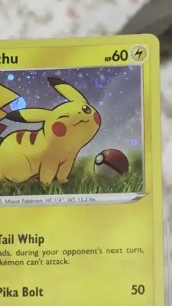 🌀Pikachu SWSH039 🔥 Galaxy Holo breed Sword & Shield Promo Cards Holo swirl 🌀 - Image 2