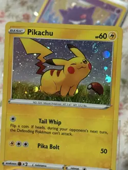 🌀Pikachu SWSH039 🔥 Galaxy Holo breed Sword & Shield Promo Cards Holo swirl 🌀 - Image 3