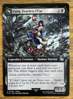 MTG Final Fantasy, Fang, Fearless I'Cie - Borderless - Image 1