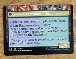 MTG Final Fantasy, Fang, Fearless I'Cie - Borderless - Image 2