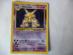 Pokemon Alakazam TCG Base Set Holo Card 1/102 Unlimited Rare HP - Image 1