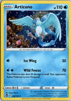 Articuno (Cosmos Holo) Holo Promo Miscellaneous Cards & Products 036/195 NM - Image 1