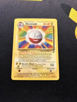 Electrode 25/130 NM -Vintage Rare Pokemon Card- Base Set 2 (5q) - Image 1