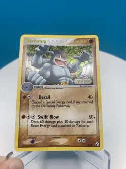 Pokemon TCG Machamp EX Legends Maker Stamped Reverse Holo Card 9/92 NM Condition - Image 2