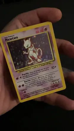 1999 Mewtwo Holo Rare Pokemon Card TCG Base Set 10/102 WOTC - Image 2