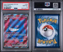 Pokemon TCG Gengar EX Temporal Forces Ultra Rare Card 193/162 Scarlet & Violet - Image 3