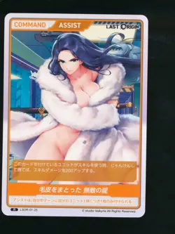 DIVINE CROSS Last Origin Vol. 1 Spicy Japanese Waifu Card Hard to Find - Image 1