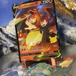 Lance's Charizard V - SWSH133 Pokemon Sword & Shield Promo Cards - NM ?? - Image 2