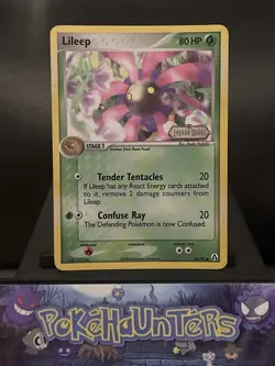 Pokemon Card Lileep 56/92 Ex Legend Maker STAMPED Holo Played - Image 1
