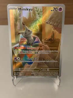 Mimikyu - SVP 075 Paldean Fates Promo Pokemon Card NM - Image 1