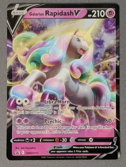 Galarian Rapidash V SWSH: Sword & Shield Promo Cards SWSH111 NM Pokemon TCG - Image 1